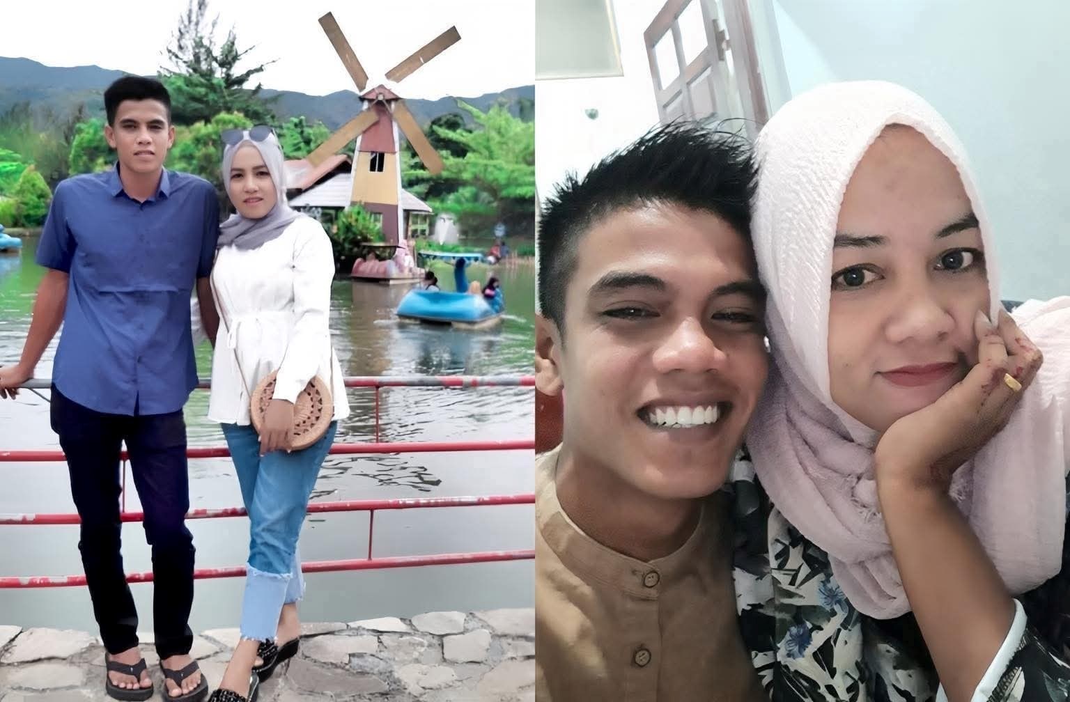 Foto Melda Safitri dan Suami