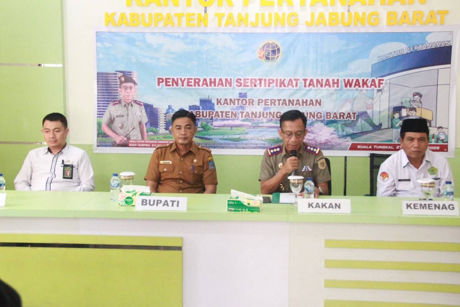 Pemkab Tanjab Barat Komitmen Lindungi Aset Wakaf, 194 Bidang Tanah Sudah Bersertipikat