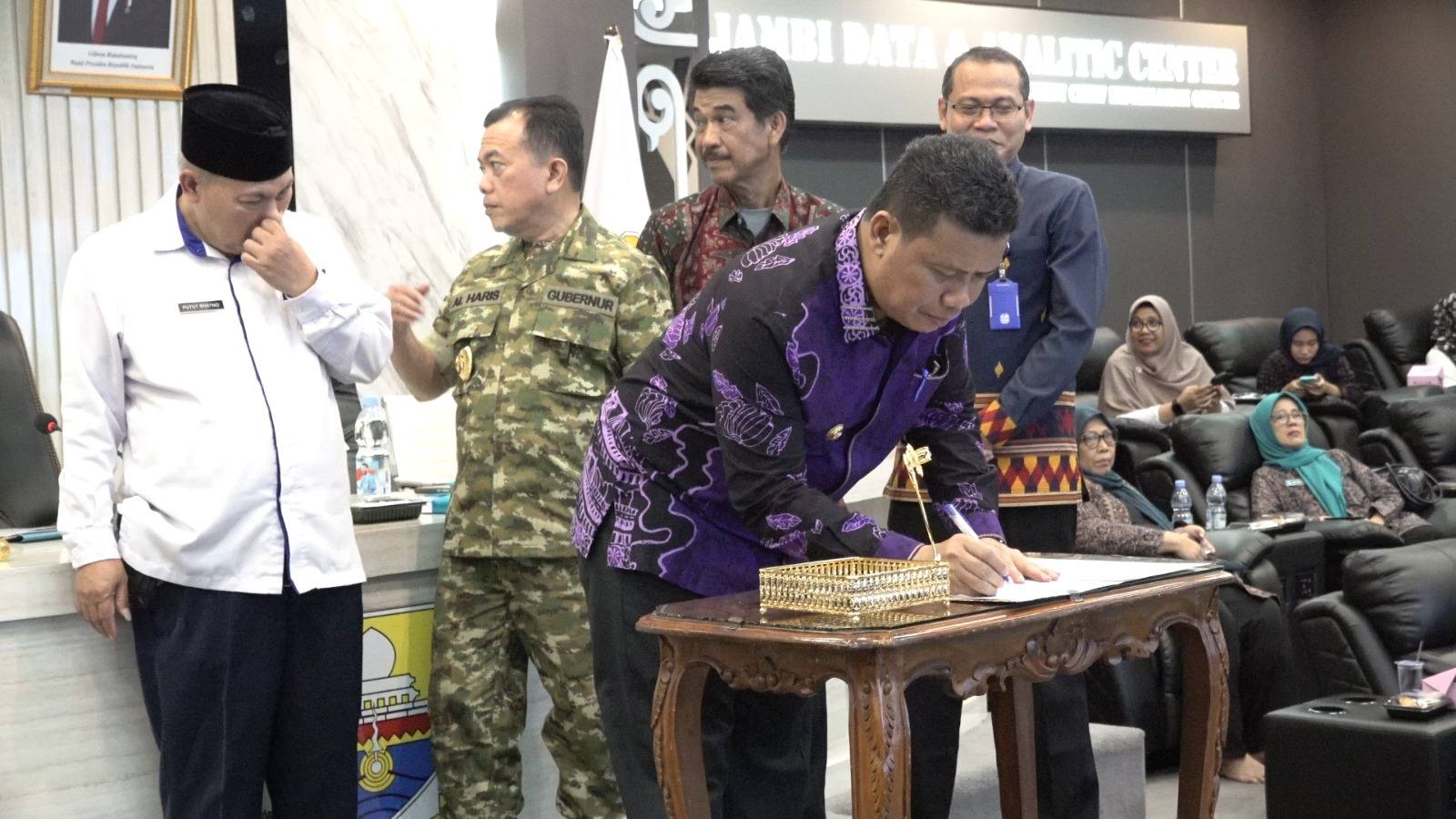 Wabup Katamso Hadiri Peluncuran Grand Design Kependudukan Jambi