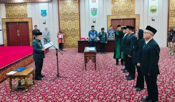 Al Haris Lantik Empat Pejabat Eselon II Pemprov Jambi, Tegaskan Jabatan Adalah Amanah