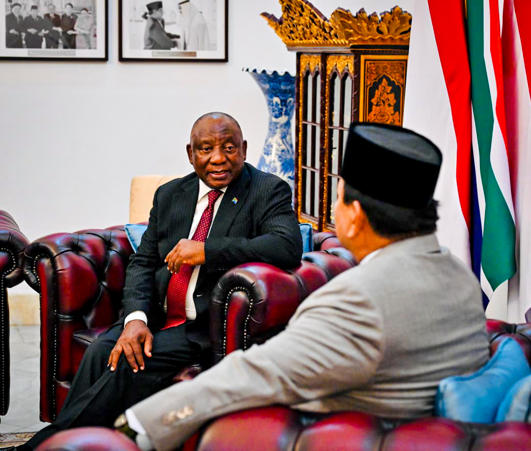 Prabowo dan Ramaphosa Sepakat Perkuat Kerja Sama Global Selatan