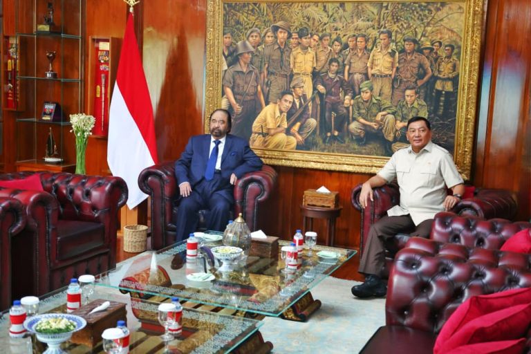 Menteri Pertahanan Republik Indonesia, Sjafrie Sjamsoeddin dan Surya Paloh