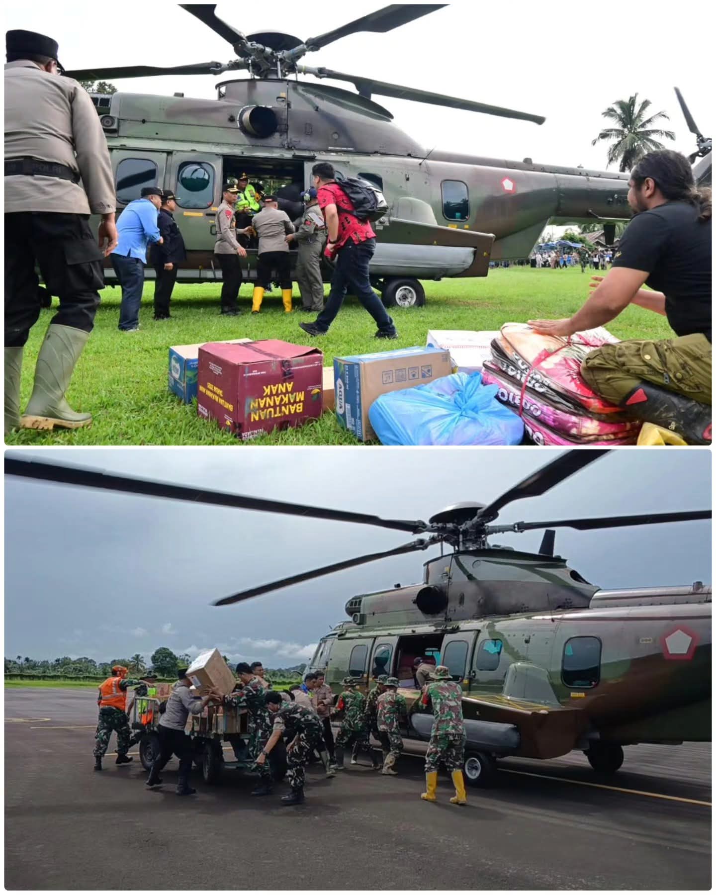 Pemerintah Kirim 11 Helikopter ke Aceh untuk Percepat Distribusi Bantuan Bencana