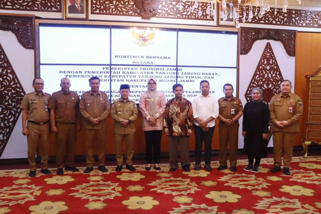 Pemprov Jambi dan Tiga Kabupaten Teken Komitmen Migas