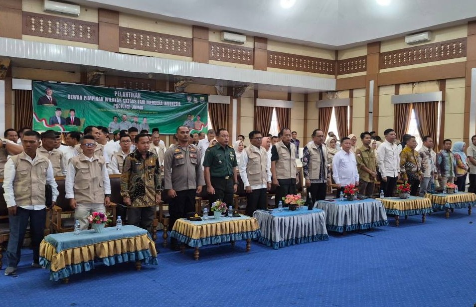 Pemerintah Sungai Penuh Kerinci Hadiri Pelantikan Satgas Tani Merdeka
