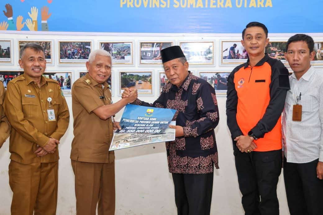 Jambi Beri Rp550 Juta dan 10 Ton Beras ke Bencana Sumut