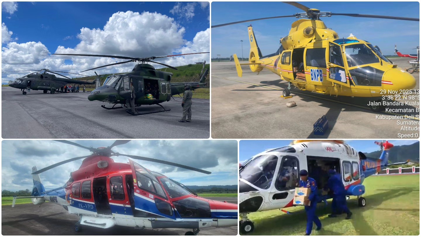 Prabowo Akan Datangkan 200 Helikopter untuk Respons Bencana Mulai 2026