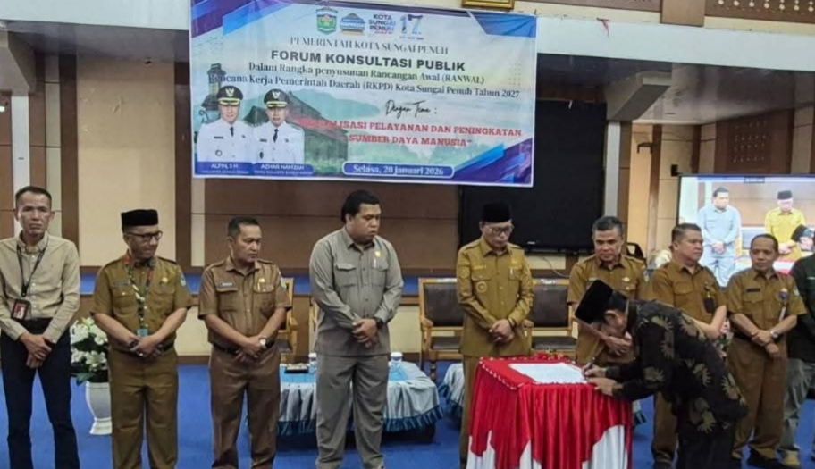 Digitalisasi Penentu Arah Pembangunan, Pemkot Sungai Penuh Susun RKPD 2027