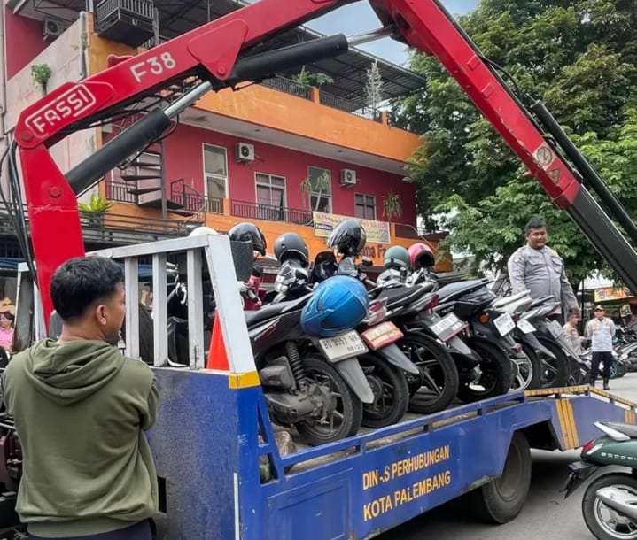 Dishub Palembang Siap Tertibkan Parkir Liar, Ini Daftar Jalan yang Disasar