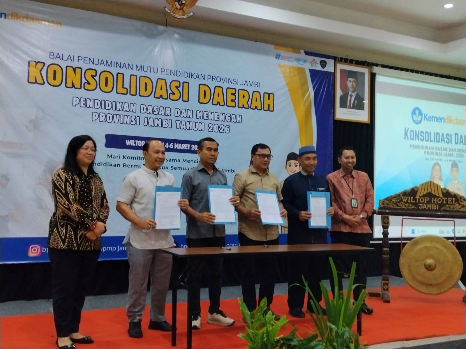 Perkuat Mutu Pendidikan, Kadis Sungai Penuh Hadiri Konsolidasi di Jambi