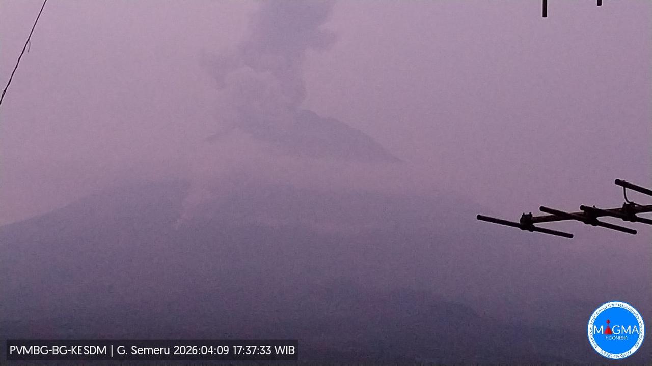 gunung semeru erupsi
