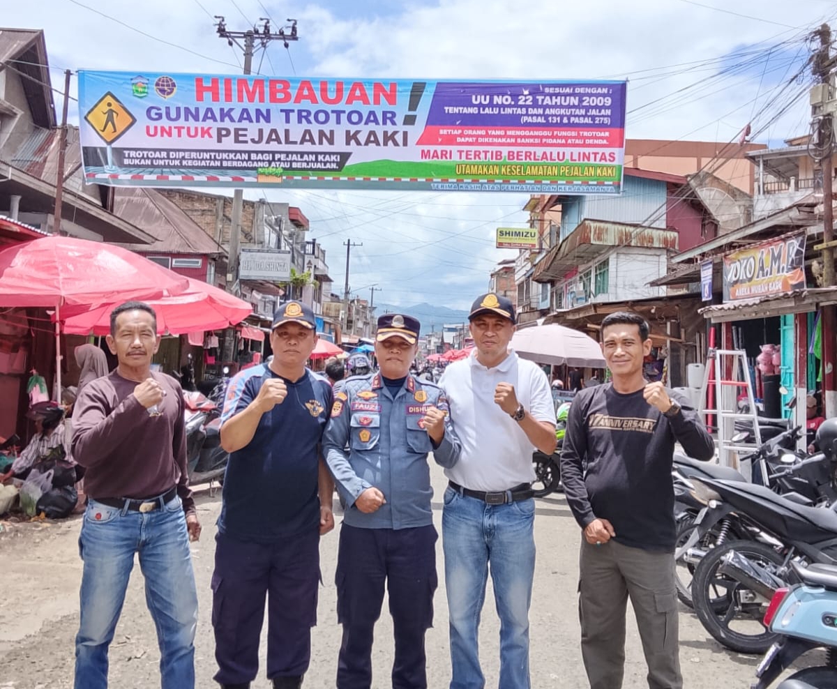 Dishub Sungai Penuh Gunakan Cara Humanis, PKL Mulai Tertib