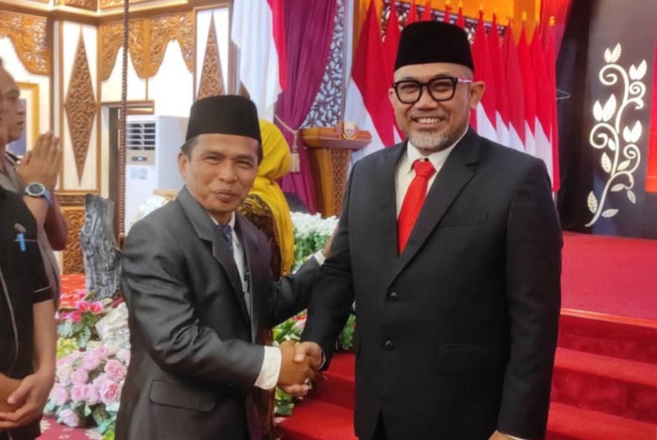 Nasran Sayuti Hadiri Pelantikan H. Sudirman Komisaris Utama Bank Jambi