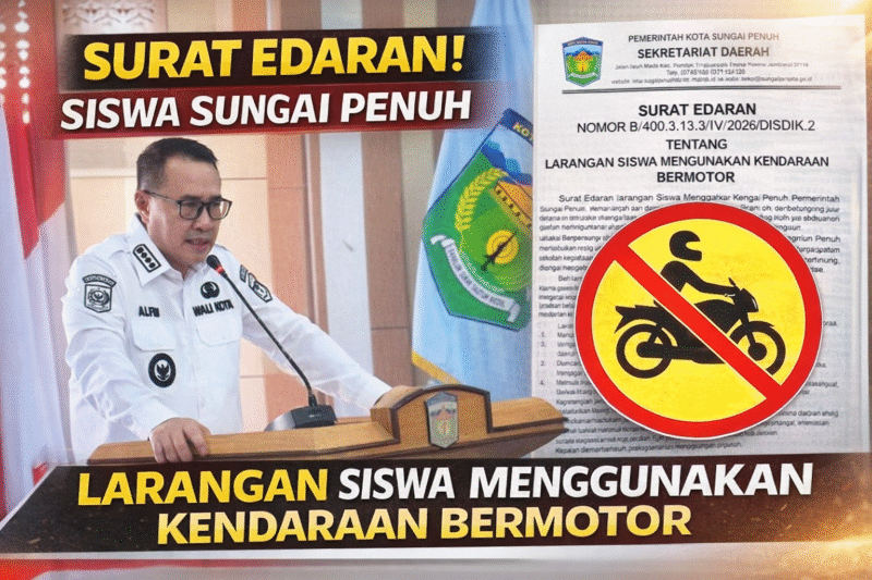 Resmi, Pemkot Tegaskan Larangan Siswa Bawa Kendaraan