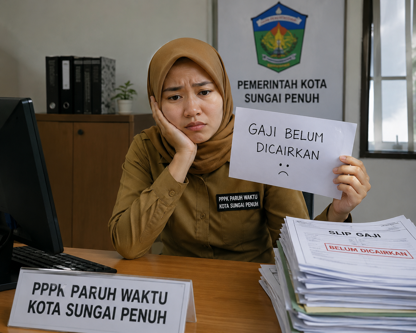 PPPK Paruh Waktu Sungai Penuh Mengeluh, Gaji Tak Cair !