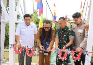 Walikota Sungai Penuh Resmikan Jembatan Kodim 0417/Kerinci Diu Mekarjaya