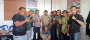 Petugas Ronda Malam dan Bhabinkamtibmas Amankan Terduga Pelaku Pencurian di Sekitar Pasar Tanjung Bajure