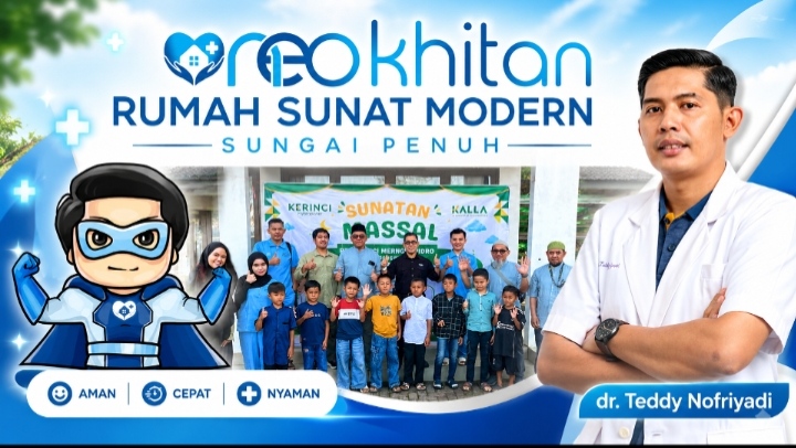 Neo Khitan Jadi Mitra Sunatan Massal PT Kerinci Merangin Hidro